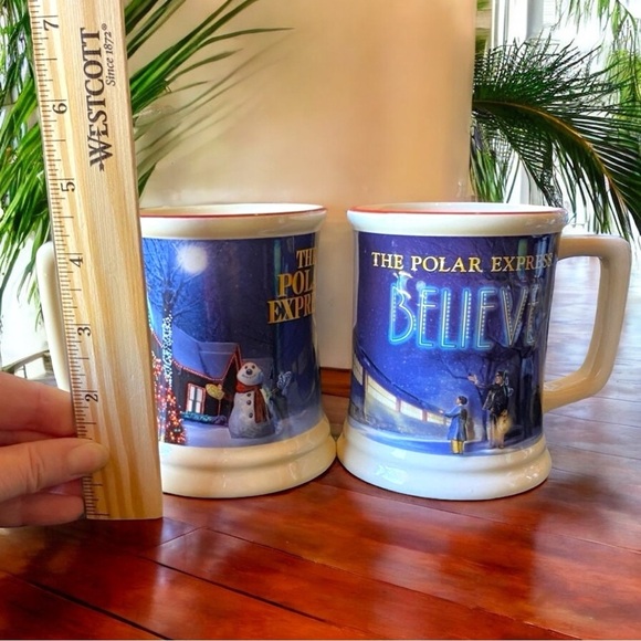 The Polar Express “Believe” Christmas Mugs - Set of 2 - Picture 6 of 8